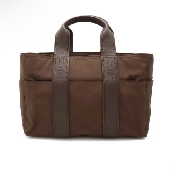 Hemes Acapulco Nylon Tote Handbag 👜 - Picture 1 of 12